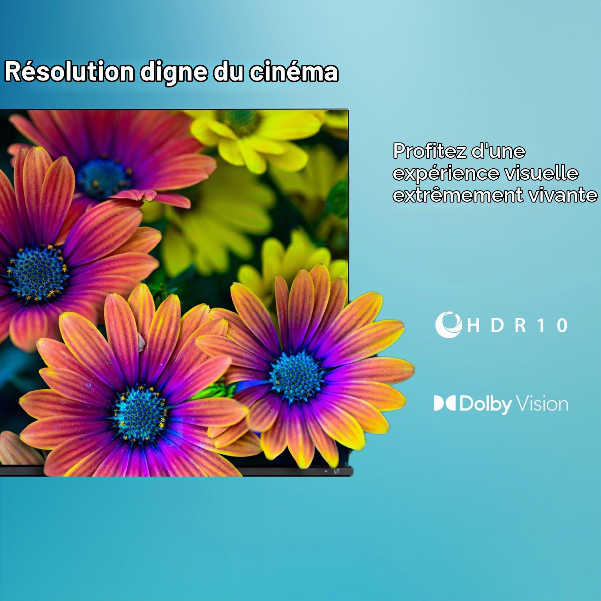 Toshiba Téléviseur LED 50UV3463DA, 127 cm, 4K Ultra HD, VIDAA Smart TV, Dolby Vision HDR, Wi-FI