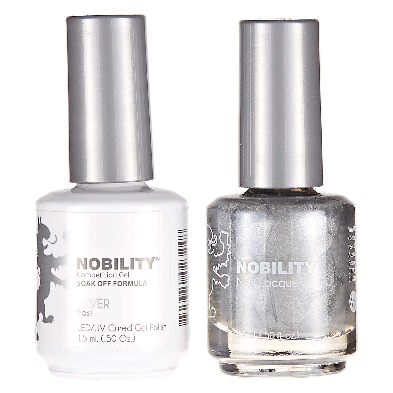 LECHATNobility – Gel Polish & Nail Lacquer Set (Silver)
