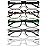Gaoye Professional Reading Glasses for All Day - Computer Readers with Blue Light Protection - Value Pack