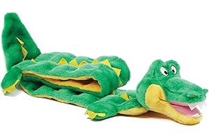 Outward Hound Squeaker Matz Plush Gator Dog Toy, XXL: The Colossal Gator for Canine Chompions