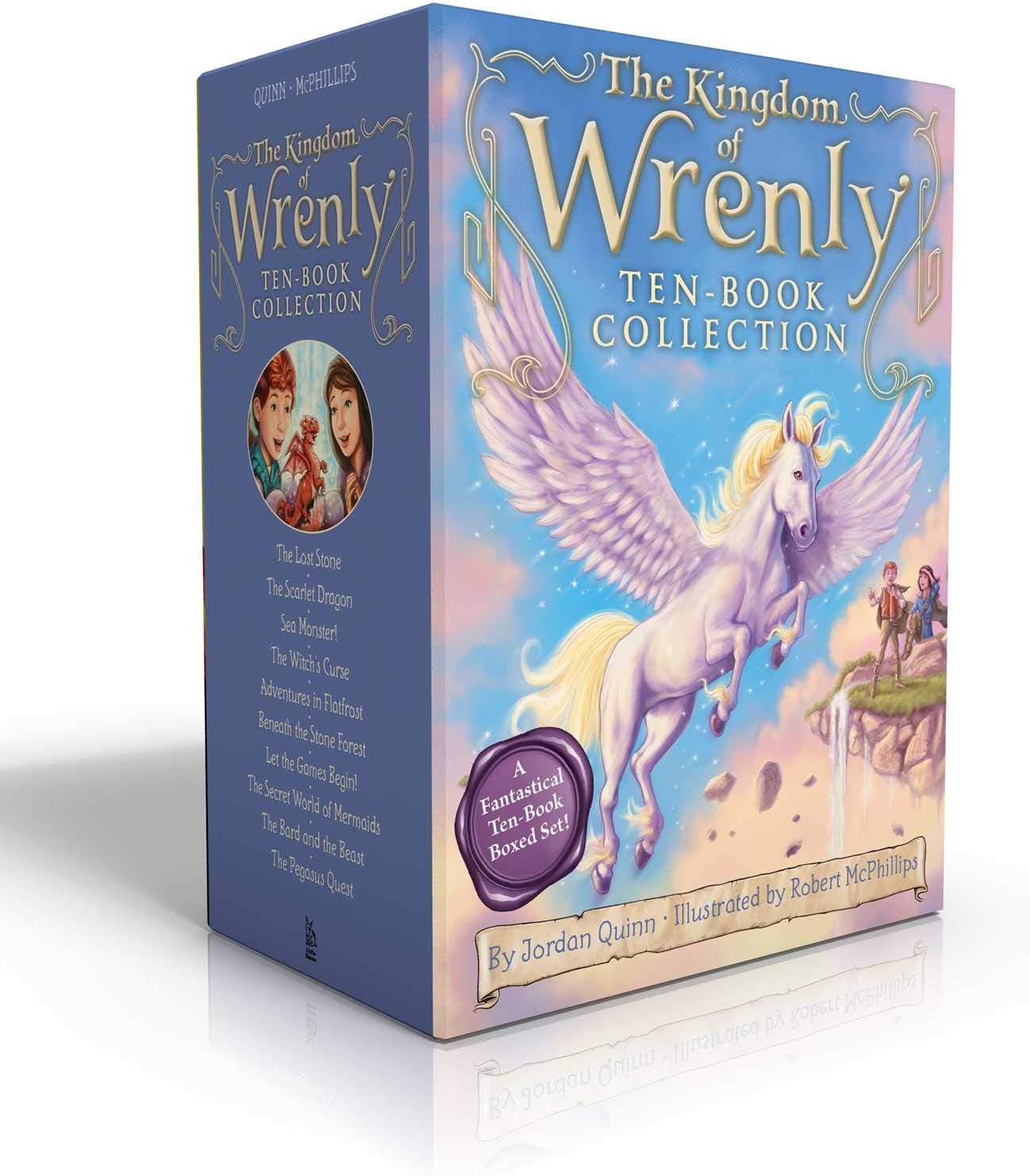 The Kingdom of Wrenly Ten-Book Collection: The Lost Stone; The Scarlet Dragon; Sea Monster!; The Witch's Curse; Adventures in Flatfrost; Beneath the ... The Bard and the Beast; The Pegasus Quest