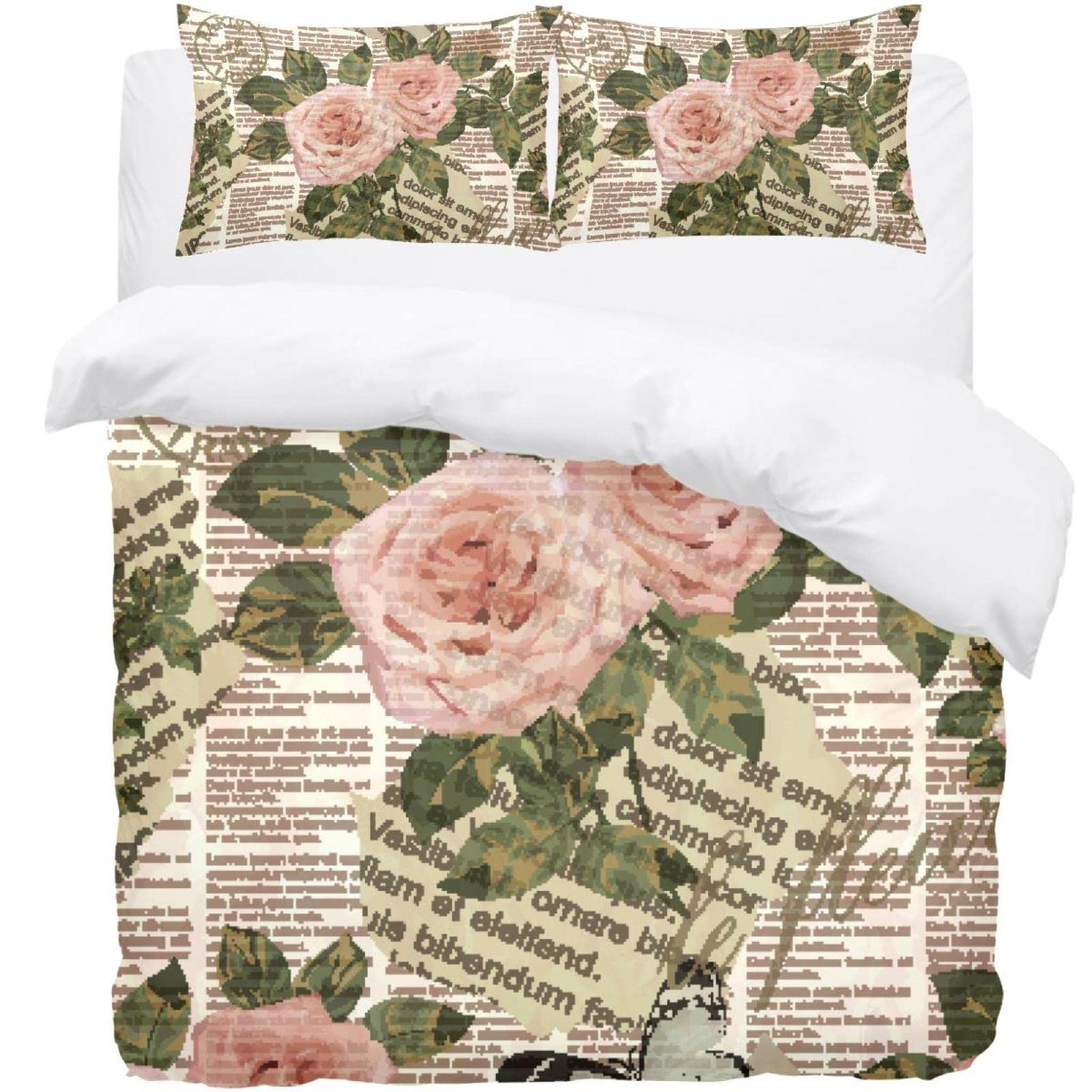 Parure de lit papier Supersoft fleurie pour transformer votre chambre en cocon
