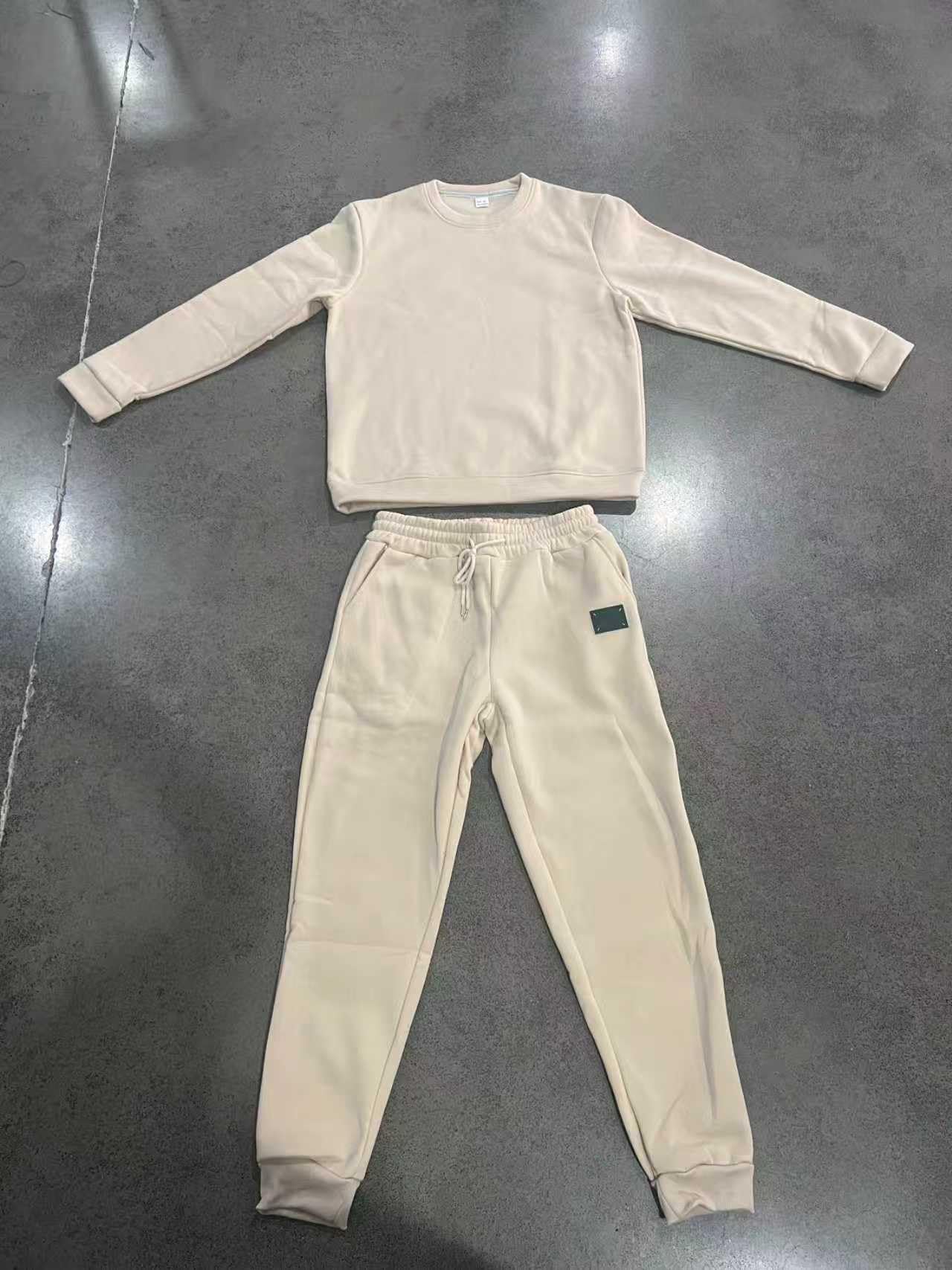 Tuta da uomo in due pezzi, per allenamenti e avventure all'aperto, antistrappo, top e pantaloni da allenamento da uomo, grigio, S