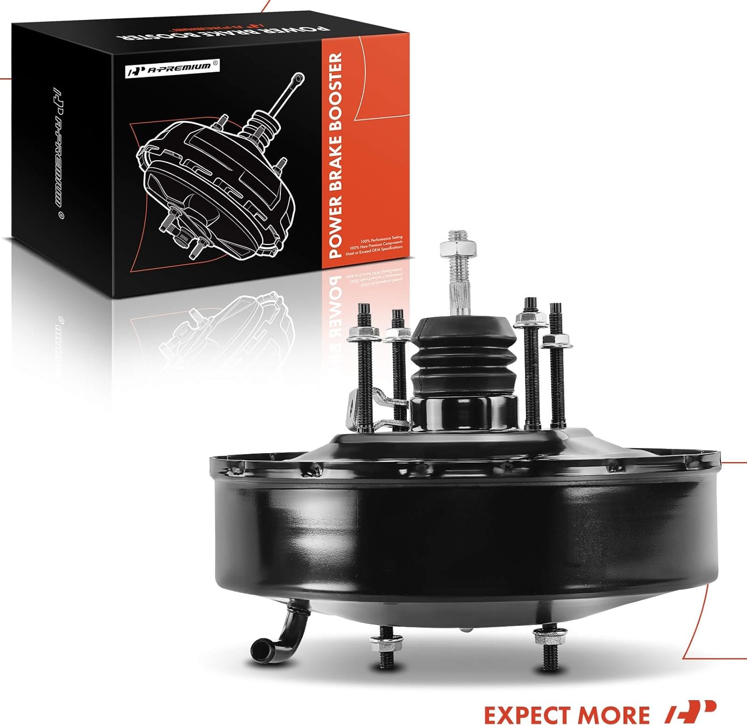 A-Premium Vacuum Power Brake Booster Compatible with Select Hyundai Models - Elantra 1996 1997 1998 1999 2000 - Replace # 5911029000, 5911029001