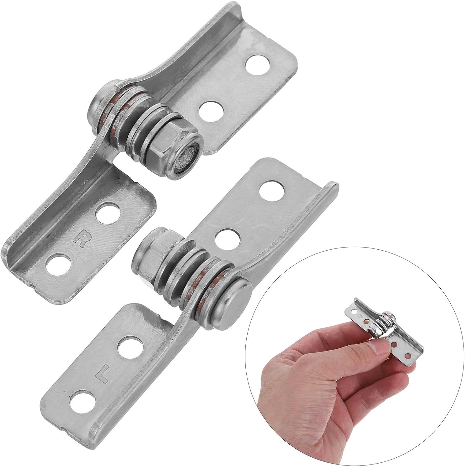 Torque Hinge Adjustable Friction 0.8 N. M Stainless Steel 2pcs