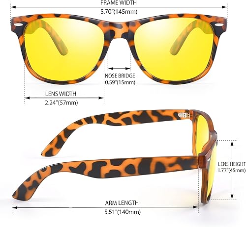 Miniatura 6 de Paukis Anti Glare Night Driving Glasses For Men and Women, Glare Reducing And Enhance Night Vision Hd Polarized