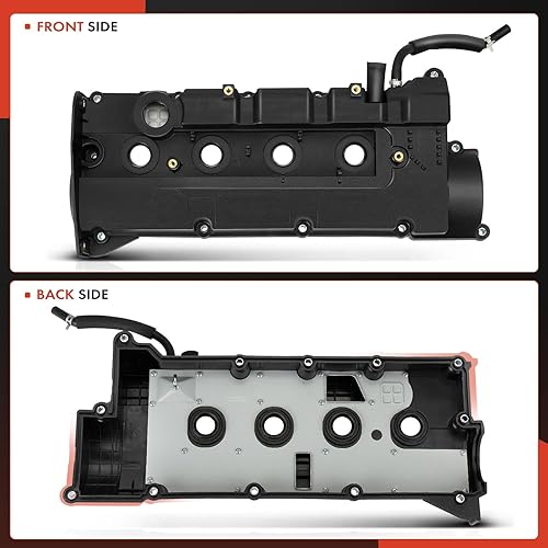 Miniatura 7 de A-Premium Tapa de válvula del motor, con junta de tapa de válvula, compatible con Hyundai Elantra 04-06, Tiburon 04-08, Tucson 05-09, Kia Spectra