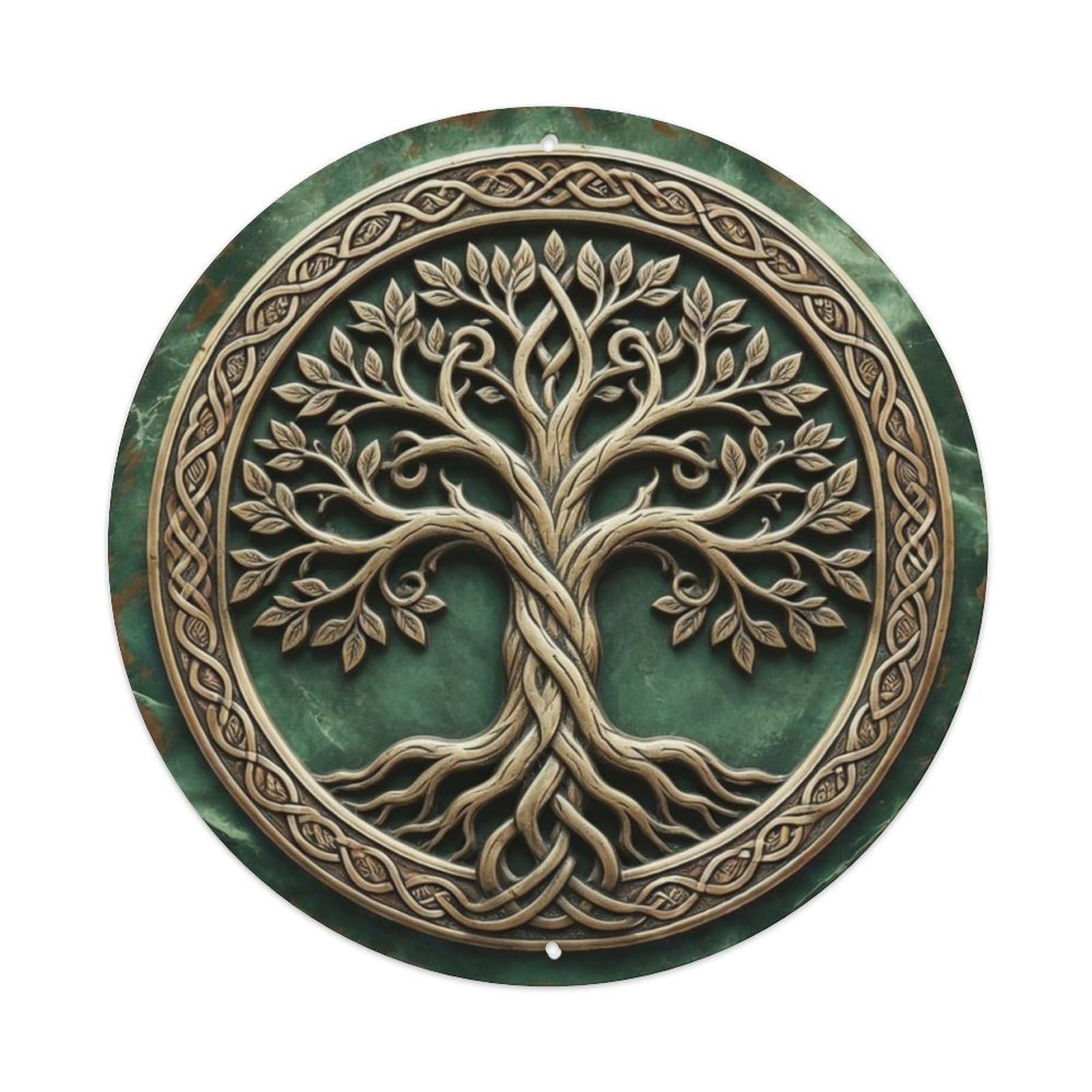 Norse Yggdrasil Tree of Life Metal Tin Sign Plaque