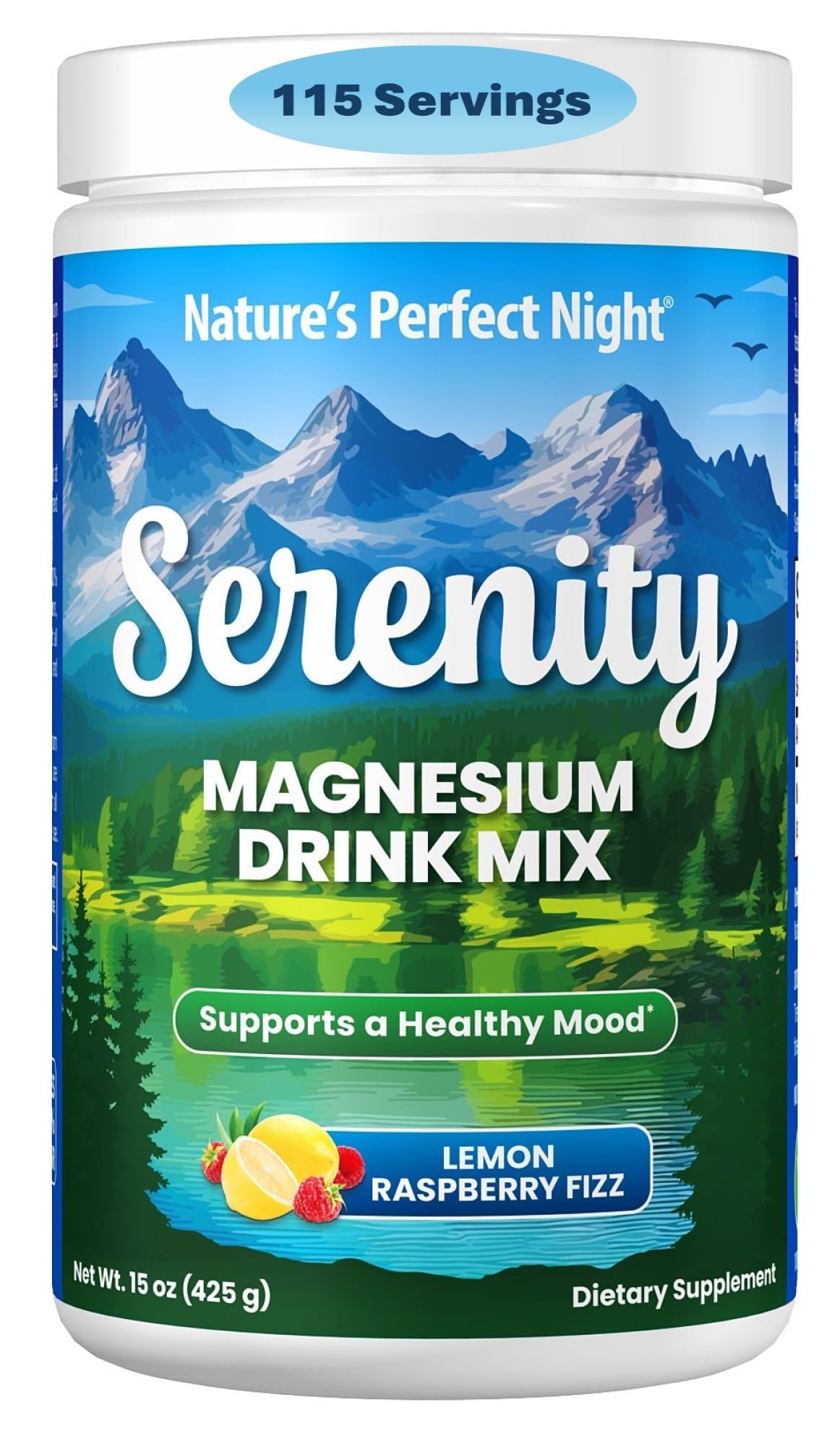 Nature’s Perfect Night | Serenity Magnesium Drink Mix Powder | Anti-Stress | ...