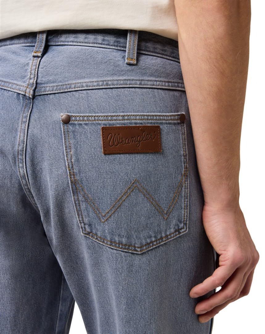 WRANGLER - Jeans Uomo - vestibilità Dritta Comoda - Frontier - Marshall
