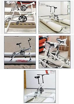Water Bicycle Boat, Water Bikes, Inflatable Kayak Bikeboat for Lake, Inflatable Pedal Boat for Lake Ocean, Outdoor Pedal Bicycle Boat