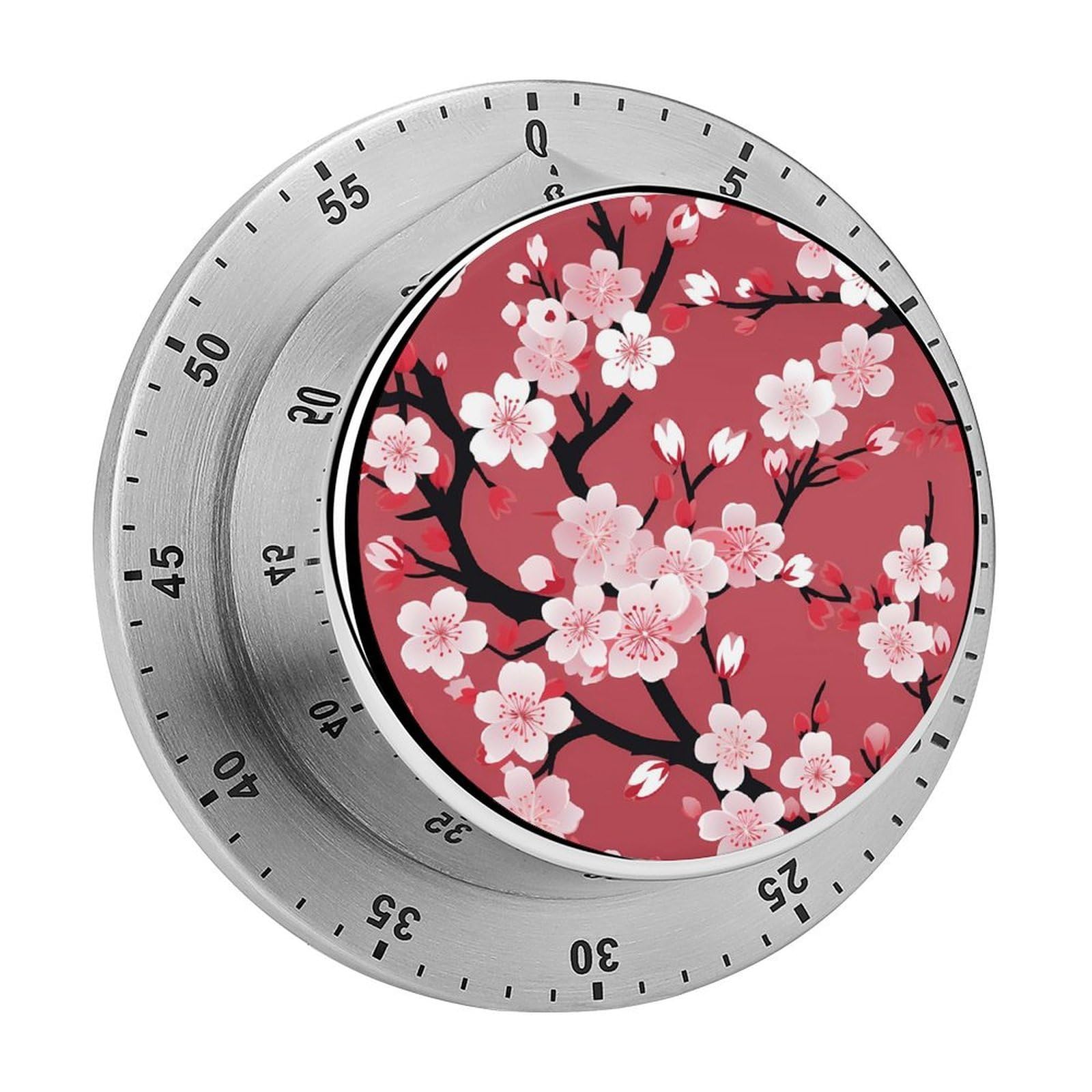 Japanese Cherry Style Blossom Mechanical Rotary Timer, Used for Daily Timing