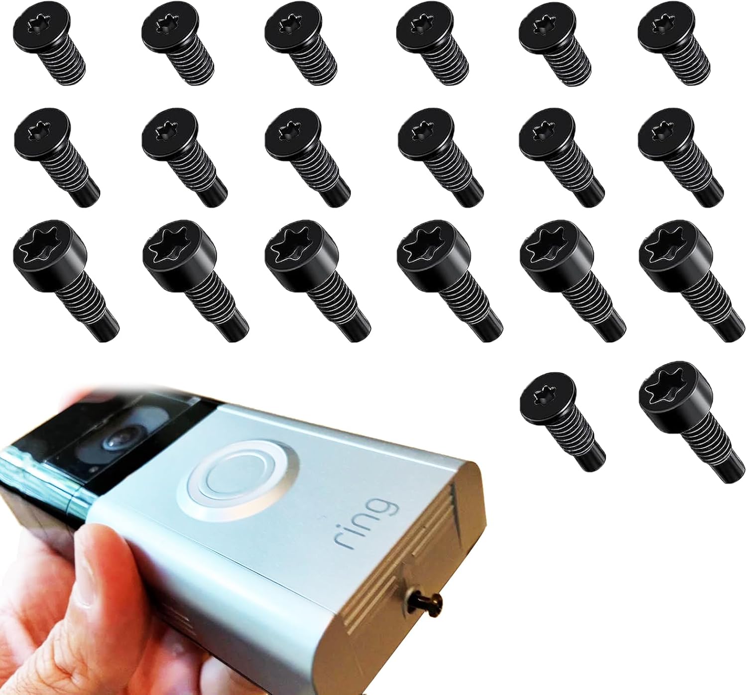 Ring Doorbell Screws, 20PCS Ring Doorbell Screws Replacement, Spare