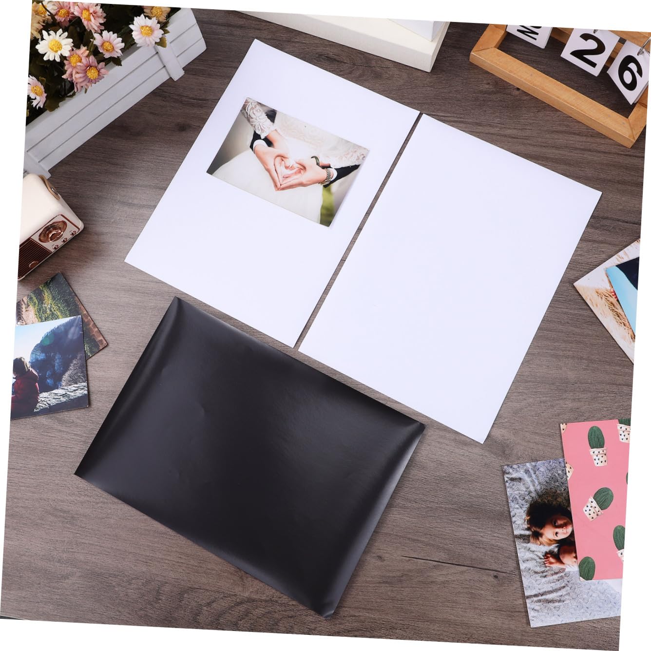 10 Hojas Magnéticas Imprimibles, Papel Magnético Imprimible Brillante, Adherencia Magnética, para Crear Etiquetas, Posters y Manualidades