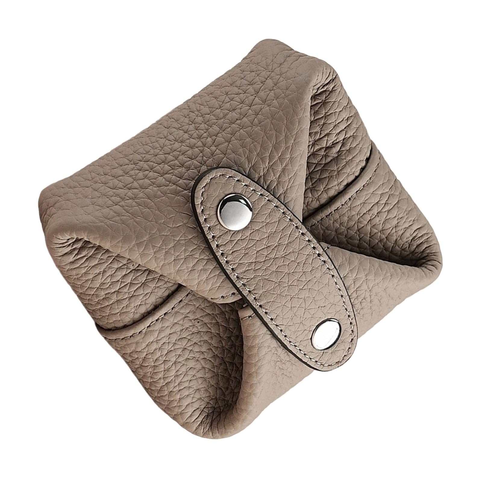CAZSTYK Compact Travel Organized Practical PU Coin Pouches Organized Portable Cosmetic Case for Daily Essential Storage Earphone Storage Pouches