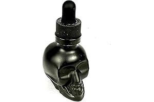 Black Skull Glass Bitters Dropper Bottle 30 ml - 10 Pack