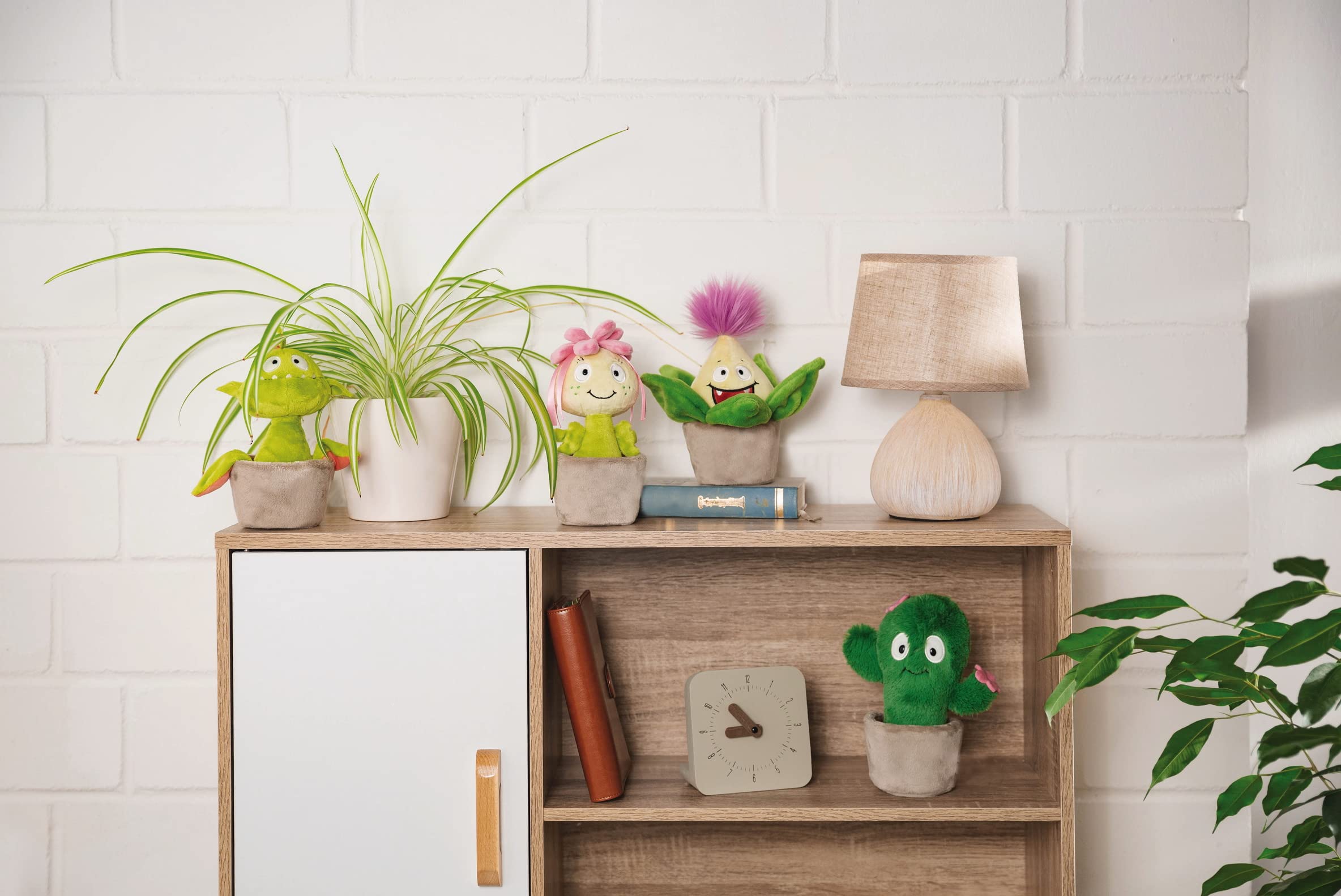NICI Plush Toy Cactus Henriette 18 cm - Funny Plant Made of Soft Plush,  Sustainable Cuddly Toy for Children & Adults, 48941, Great Gift Idea, Green  : Amazon.ie: Toys & Games