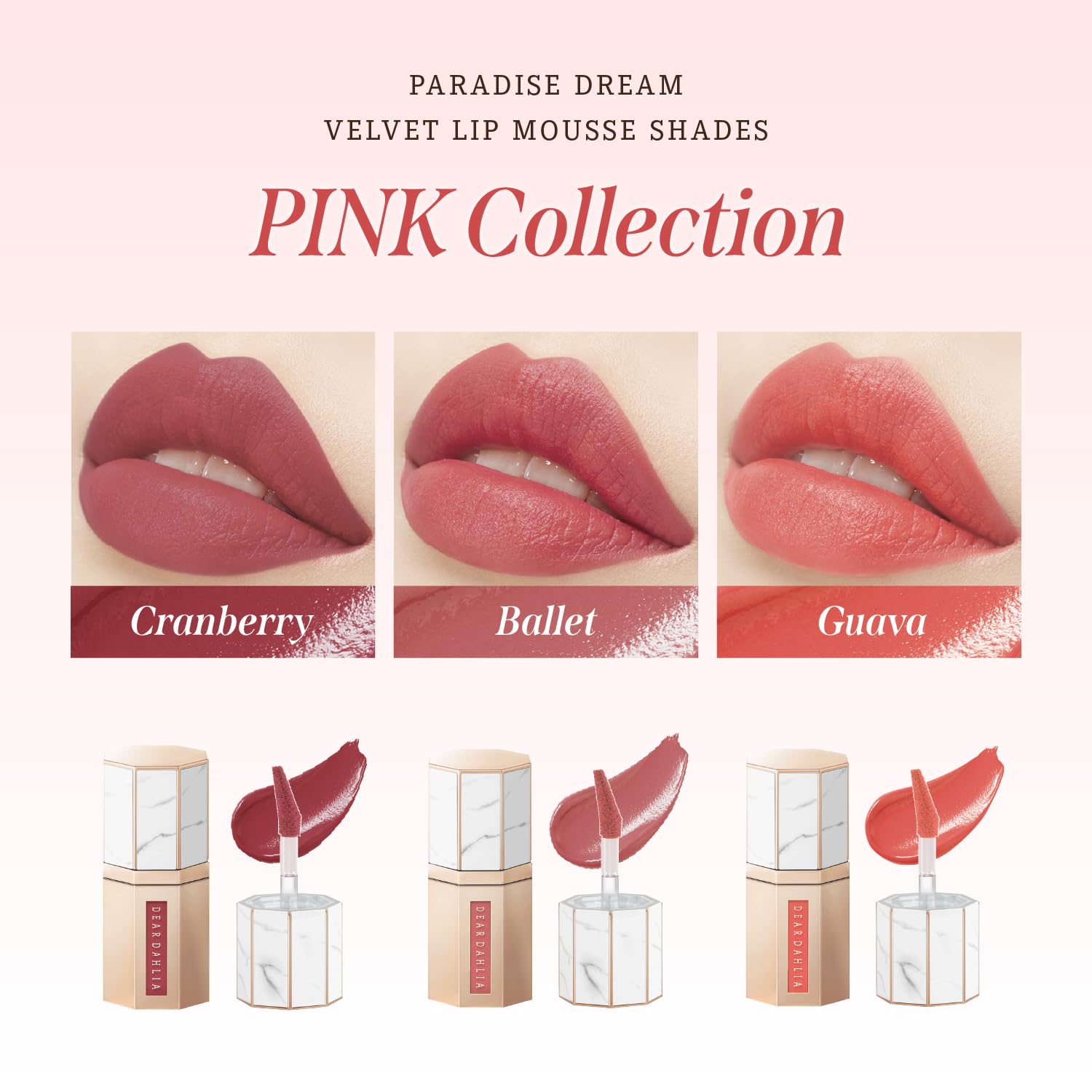 DEAR DAHLIA MOUSSE PARA LABIOS PARADISE DREAM TERCIOPELO (BUDDY)