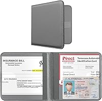 Vista 23 de CoBak - Estuche para registro y seguro del auto, organizador para la guantera o compartimento del auto o camión, ideal para documentos esenciales