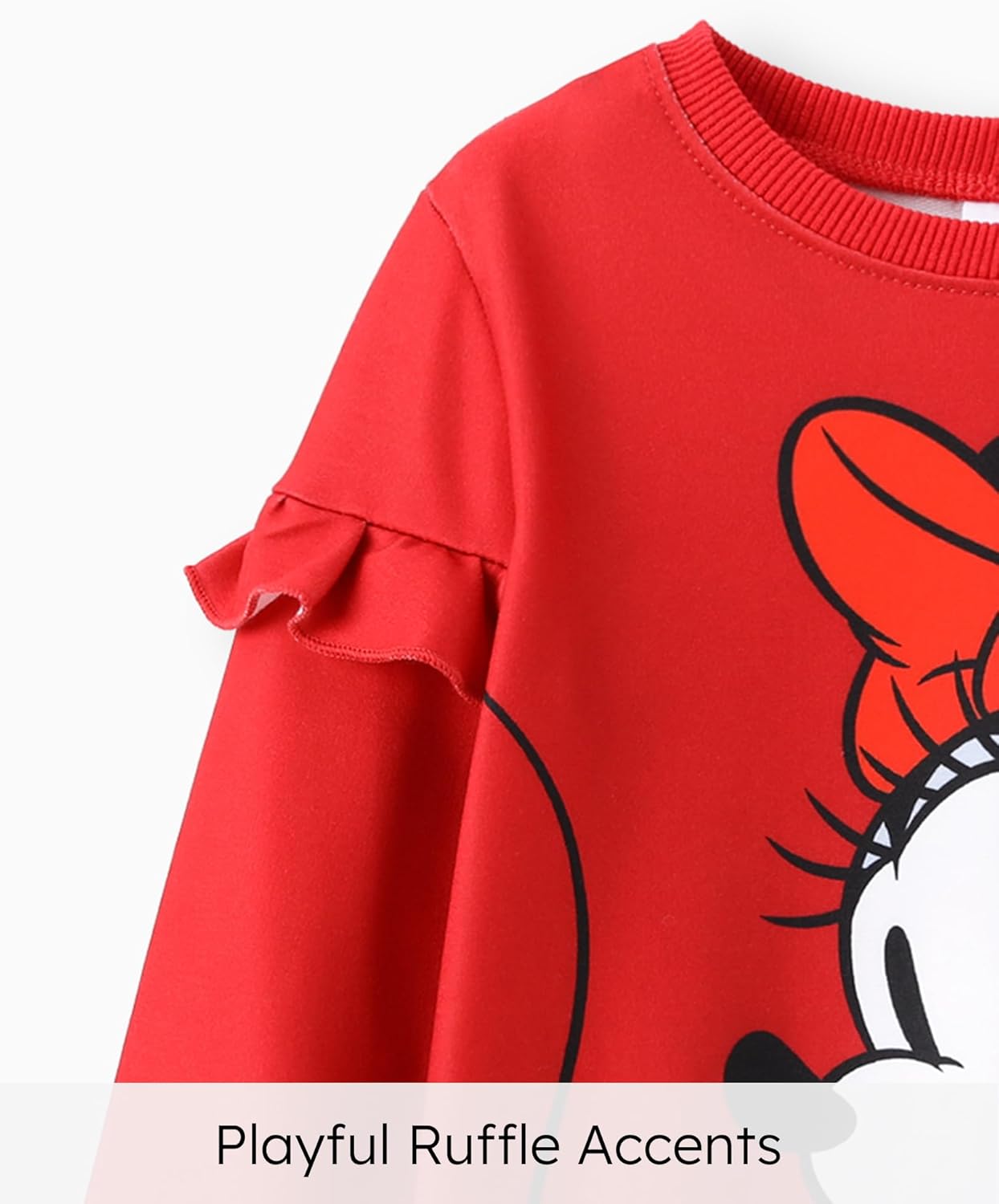 Disney Frozen Minnie Mouse Stitch Princess Fall Toddler Girl Outfit 2 Piece Girl Clothes Long Sleeve Sweatshirt and Leggings - Image 3