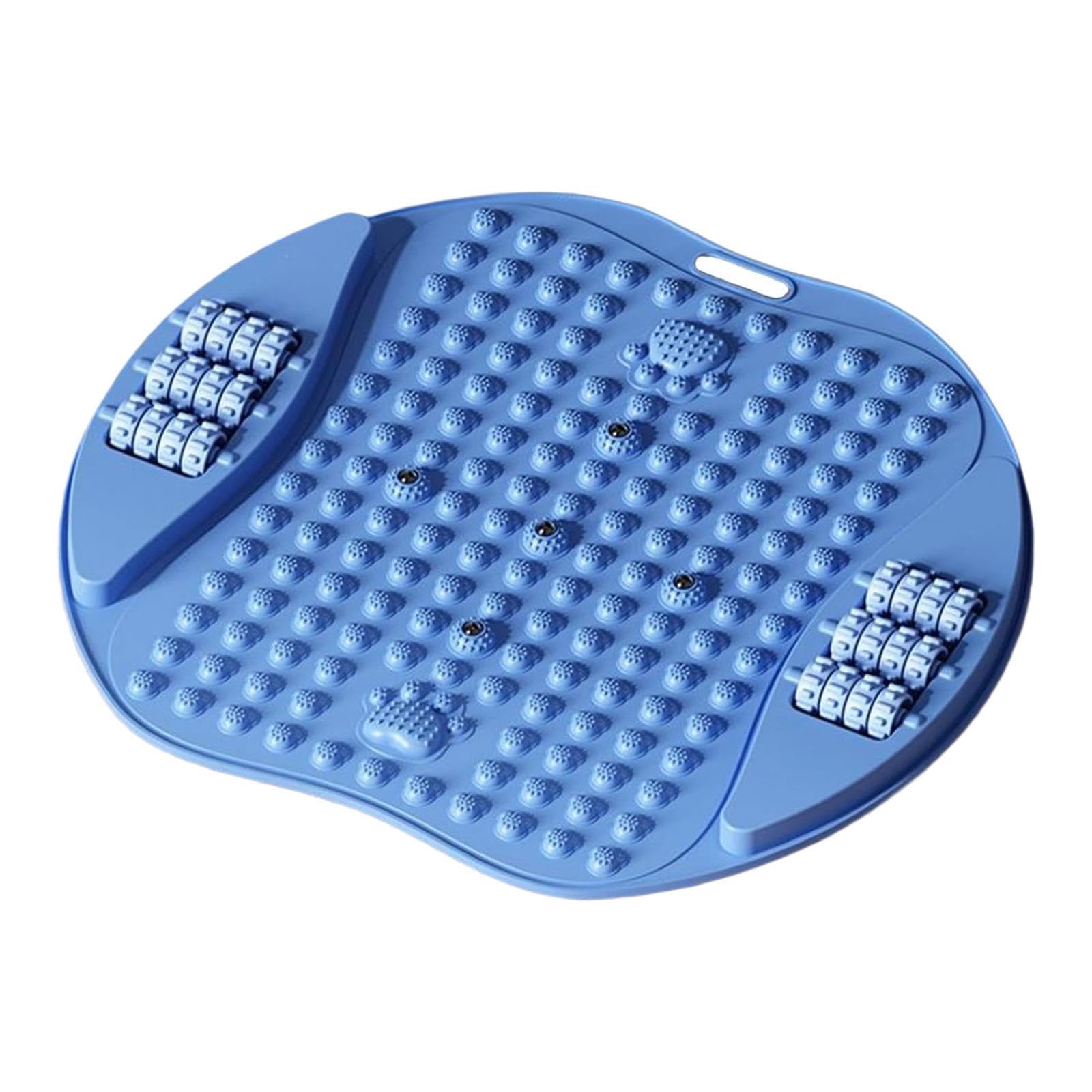Tapis de Massage pour les Pieds Coussin d'Acupression pour Exercices des Pieds Plaque Stimulante en TPE Robuste et Confortable Petit, Bleu