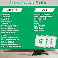 Set 15 saci de aspirator Tomkity PH86, compatibili cu aparatele AEG Electrolux 3