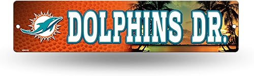 Miniatura 15 de Señal de calle de plástico NFL Rico Industries 4" x 16" Alternativo