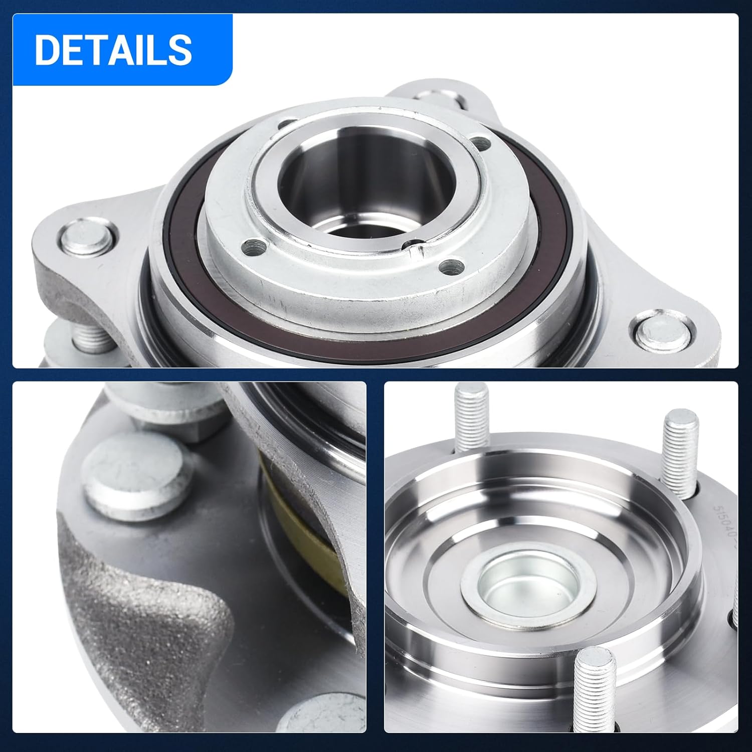 Autoround 2-Pack 2WD Front Wheel Bearing and Hub Assembly 950-004 fits for Toyota Tacoma 05-19 / 4Runner 03-19 / FJ Cruiser 07-09 RWD, 6 Lugs