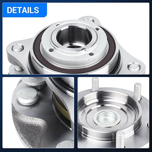Miniatura 7 de Autoround Paquete de 2 rodamientos de rueda delantera 2WD y conjunto de cubo 950-004 para Toyota Tacoma 05-19 / 4Runner 03-19 / FJ Cruiser 07-09