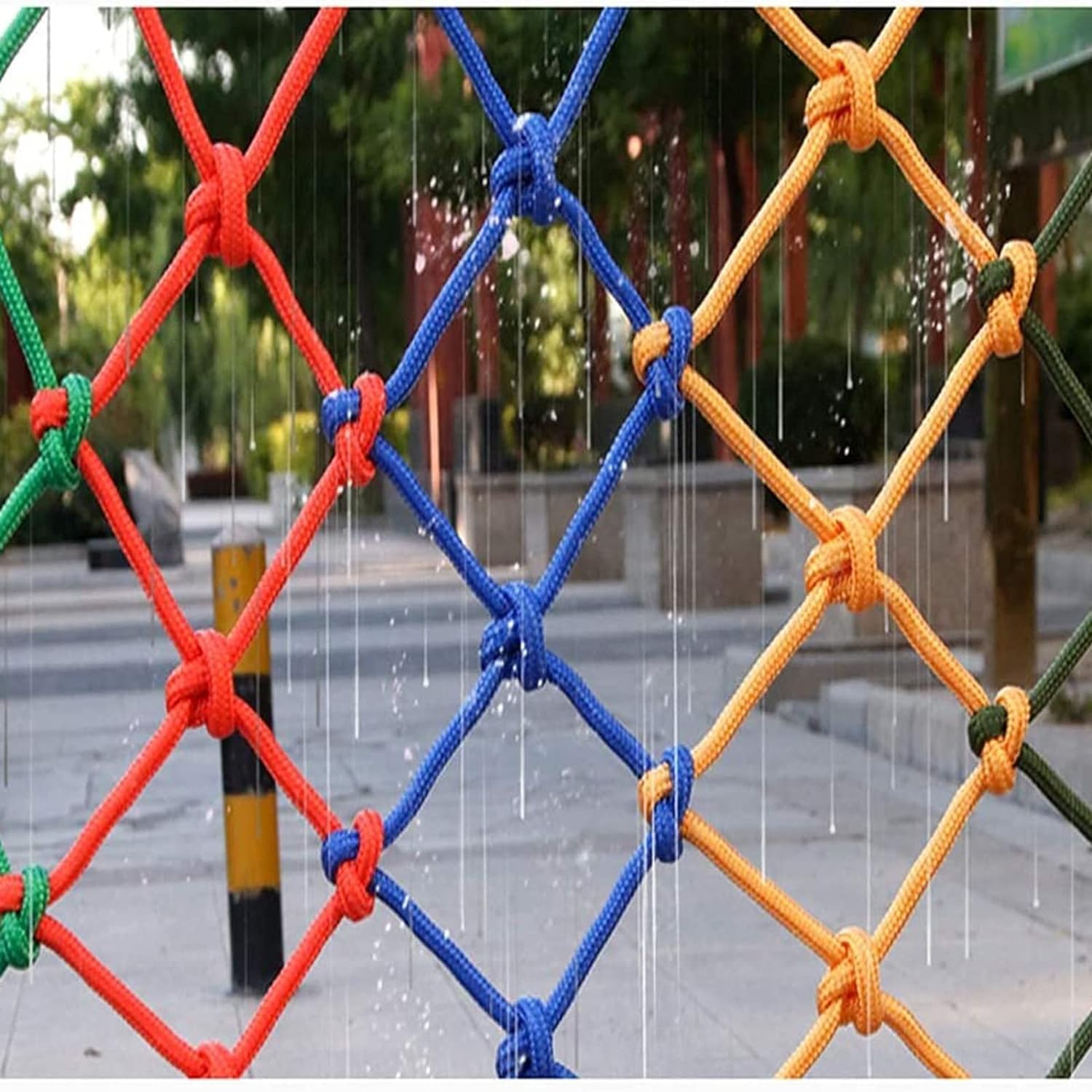 Filet d'escalade coloré 2x3m en corde pour protection d'animaux