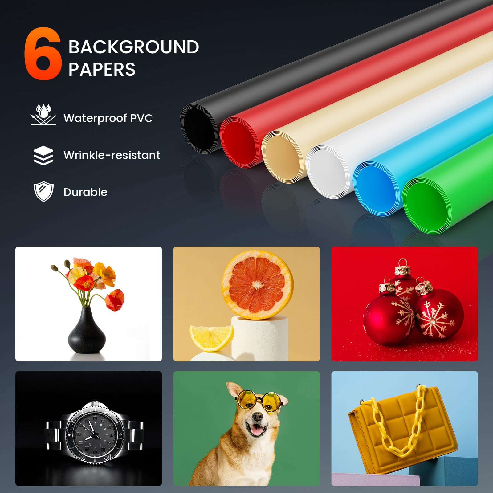 Scatola Fotografico, Couleeur 60CM 5600K Portatile Scatola di Luce da Studio, 126 LEDs Luminosità Regolabile e Temperatura Colore Scatola Luminosa da Studio per Dimostrazioni di Prodotti e Fotografie