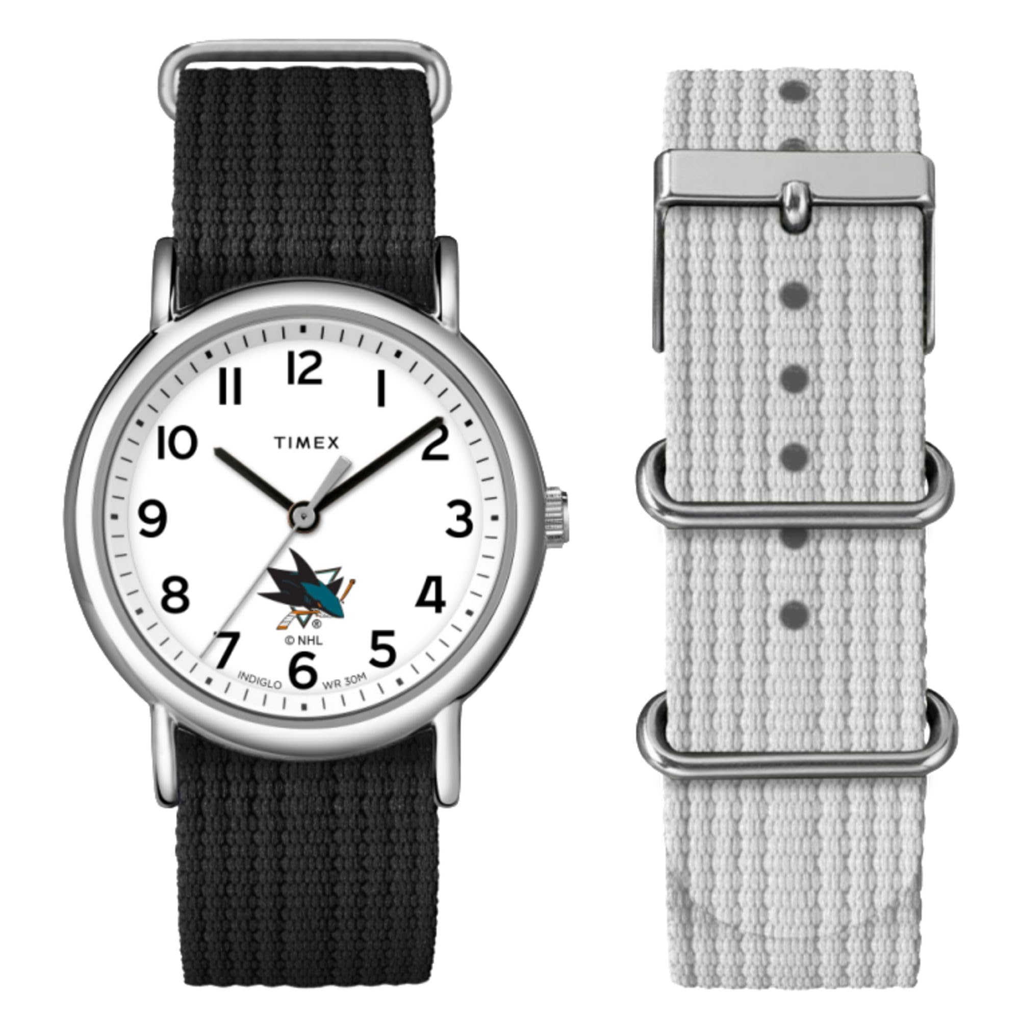 Timex Unisex Weekender Box Set 38mm Watch - San Jose Sharks