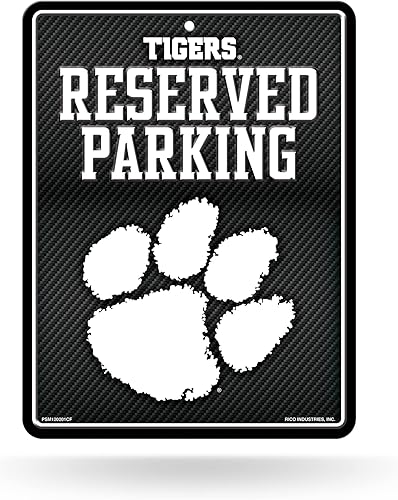 Vista 14 de Letrero de metal NCAA de 8.5 x 11 pulgadas, ideal para cueva de hombre, dormitorio, oficina, decoración del hogar Primario