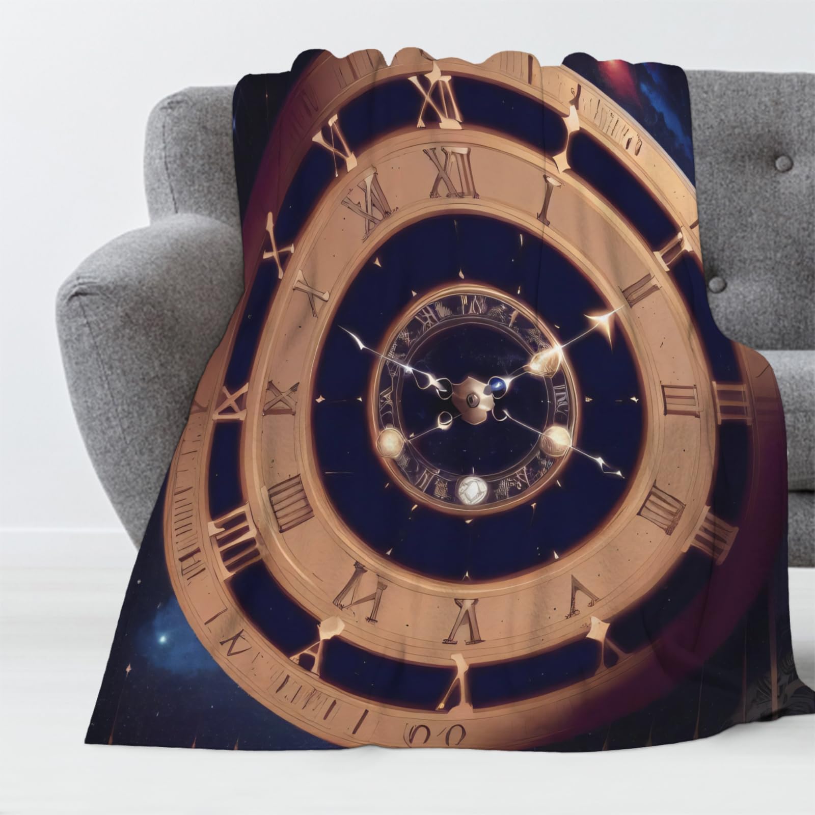 Manta de Franela Geométrico 180x200 cm Manta de Franela de Microfibra Sueño Manta de Felpa Suave para Sofá Cama Manta Polar Invierno Gruesa y Esponjosa Caliente