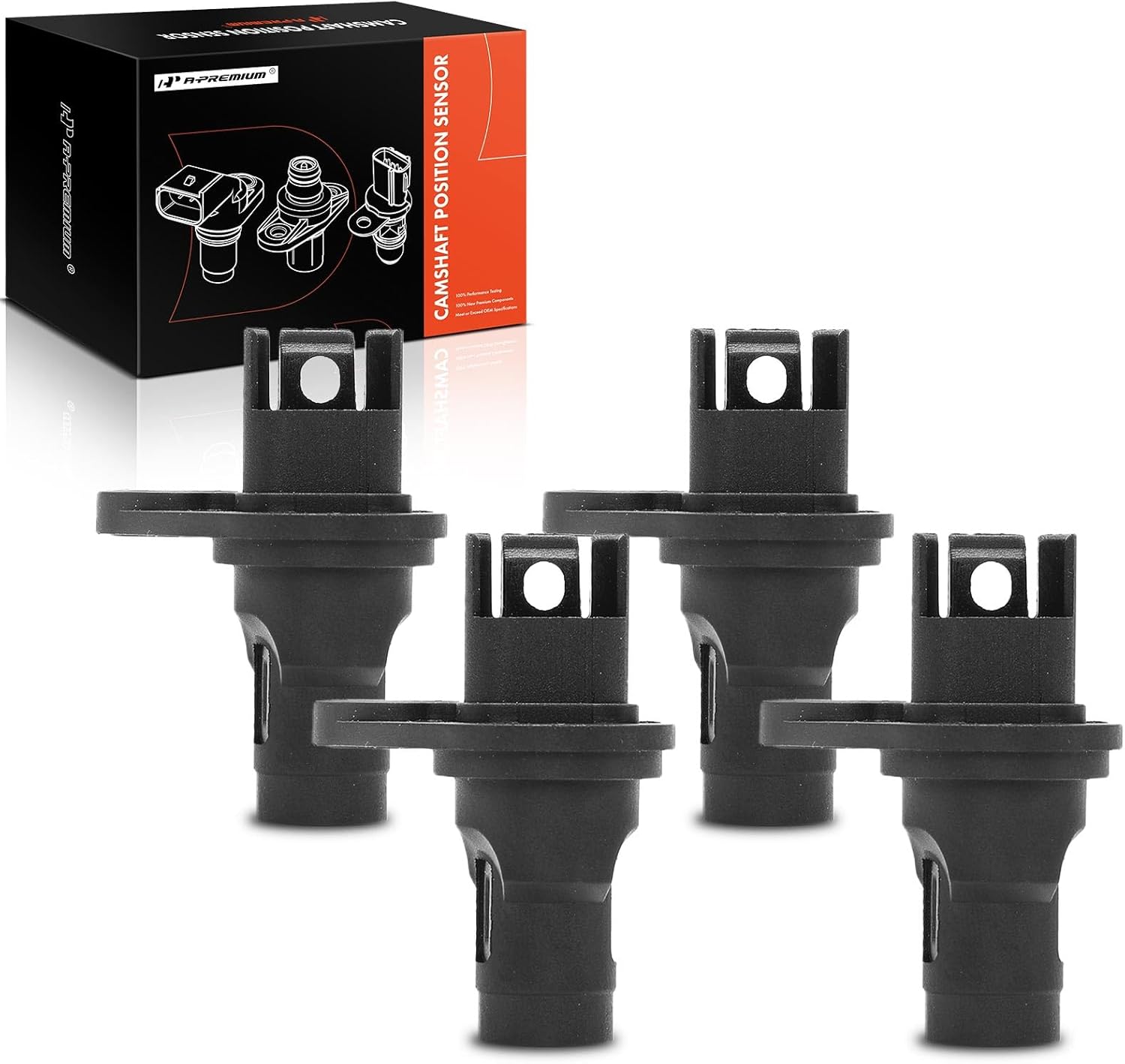 A-Premium Intake & Exhaust 4-PC Engine Camshaft Position Sensor Compatible with BMW X5, 550i, 550i 650i 750Li xDrive, 750i, 750i xDrive, 750Li, 760Li, X6, 650i