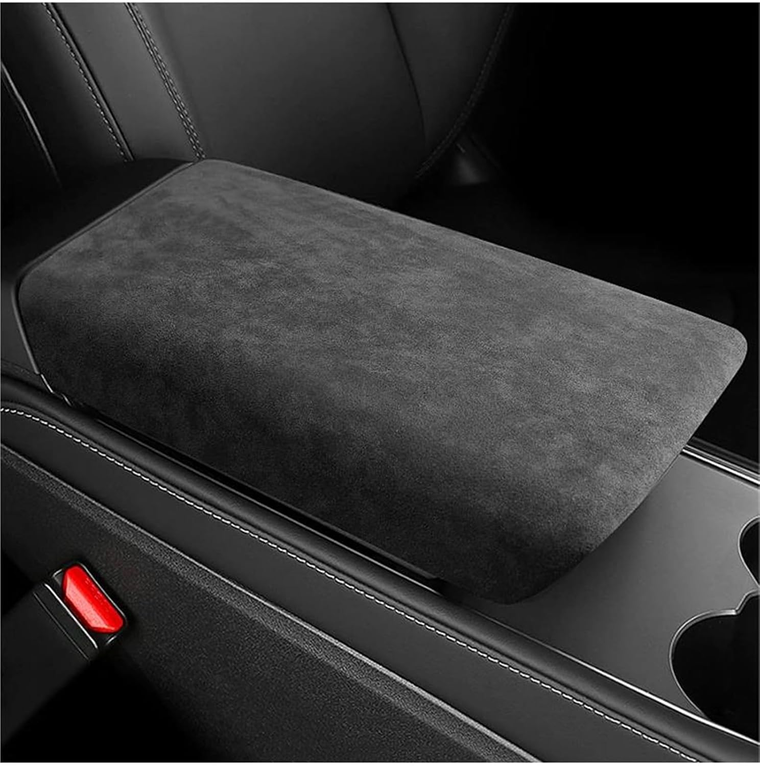Car Central Console Armrest Pad Storage Box Cover Box Protector for Tesla for Model 3 Y 2017-2022 2023 Armrest Accessories