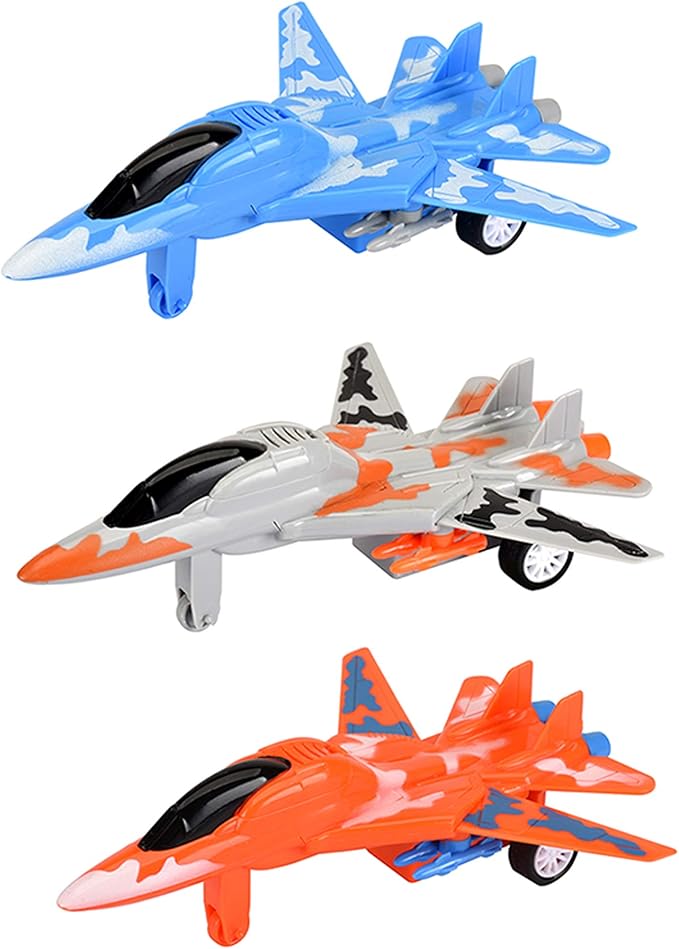 Mozlly Combat F 22 Toy Plane Set FrictionPowered Kids