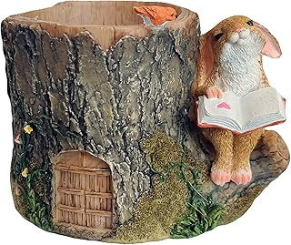 PHNAM Garden Bunny Flower Pot Succulent Potted Plant Indoor and Outdoor ...