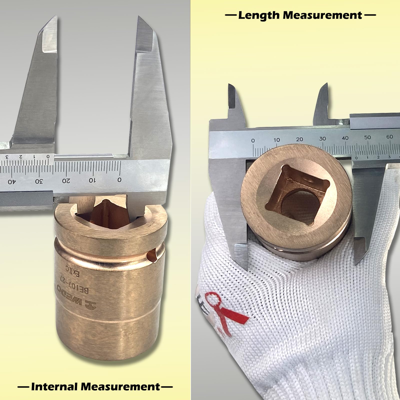 WEDO Calibrador, herramienta de medición de calibradores de 0 a 200 mm, herramienta de medición de conversión de pulgadas y milímetros, acero inoxidable, perfecto para medición doméstica/bricolaje