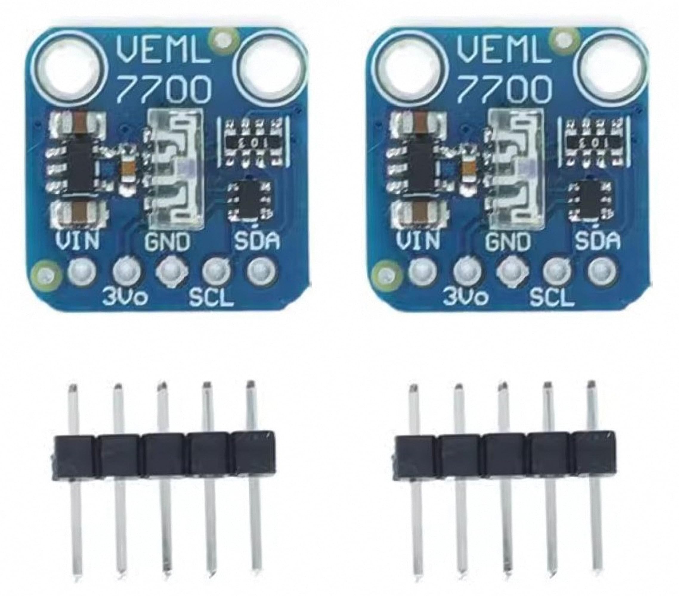 PAMEENCOS 2 pcs VEML7700 Ambient Light Sensor Module 16-bit I2C Interface Bright Light Sensor Module for QWIIC