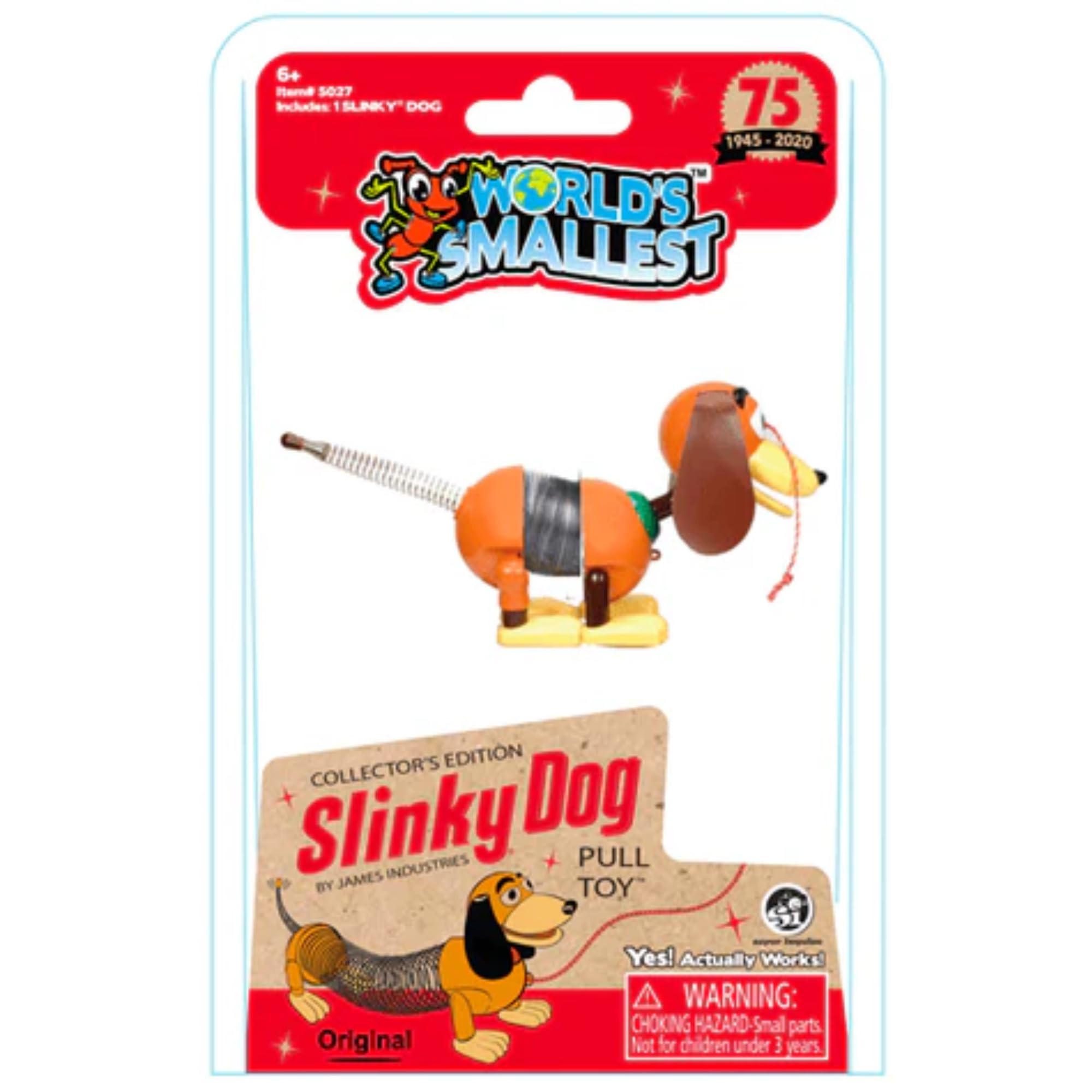 World's Smallest Toy Figure Collectors Edition - (Slinky Dog)