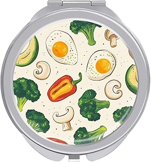 Makeup Mirror Mushrooms and Eggs Vanity Mirro...