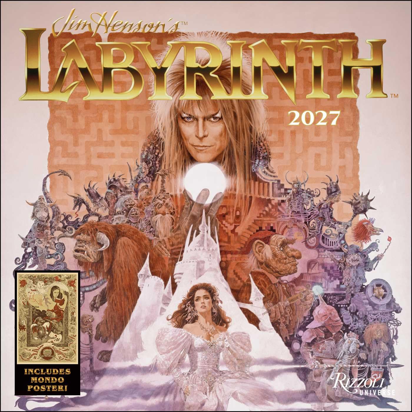 Jim Henson's Labyrinth 2027 Wall Calendar: Original Universe-Publishing Kalender [Mehrsprachig] [Kalender]