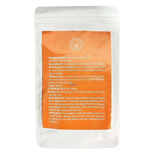 Miniatura 8 de HANFANGLING Té de hierbas de raíz de bardana de diente de león tostado, desintoxicante, apoya la desintoxicación alternativa de café sin cafeína