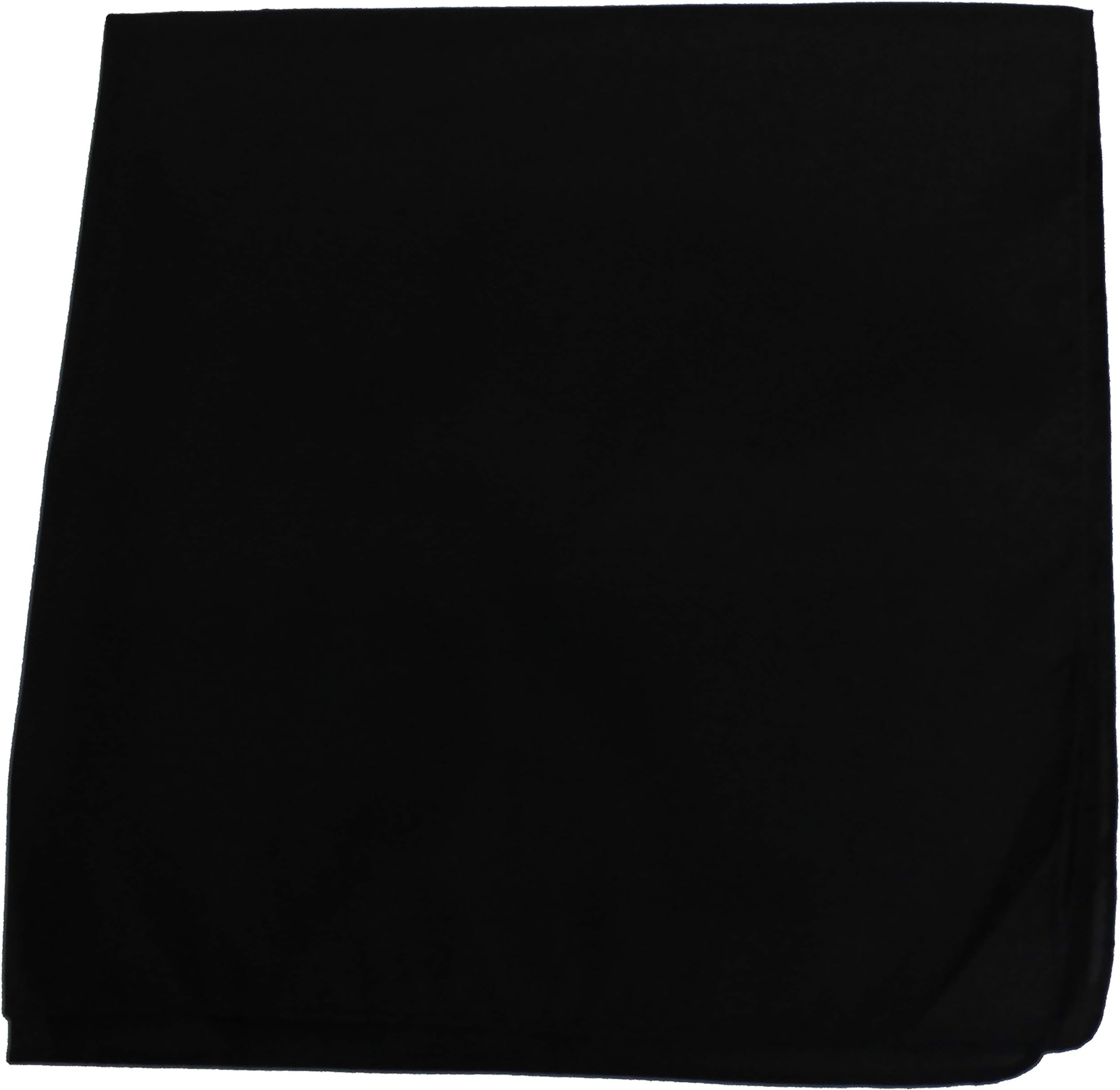 Polyester Sewn Edges XL Solid Bandana - 27 x 27 Inches - 5 Pack