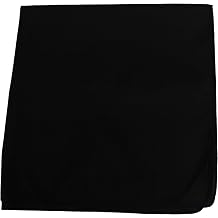 Mechaly Set of 9 Solid 100% Polyester Unisex Bandanas
