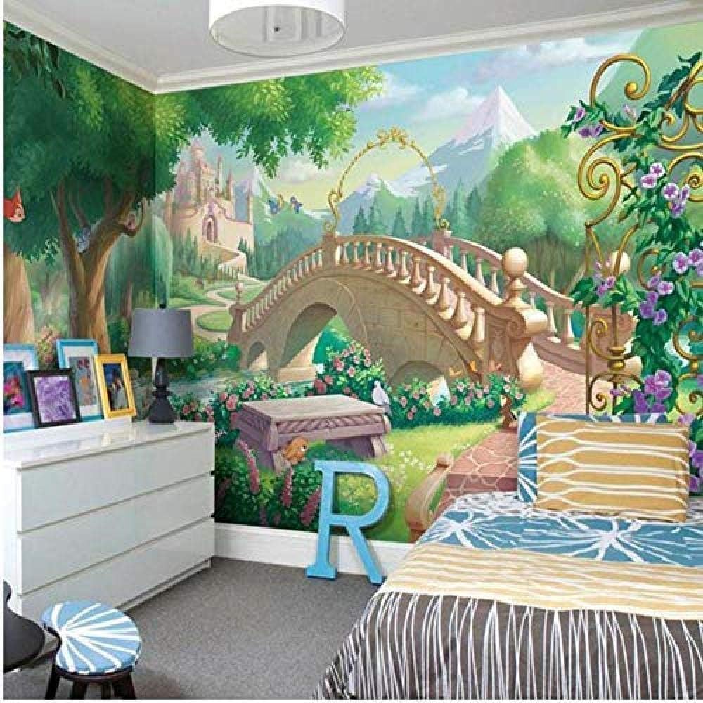 Fondos de pantalla Foto Habitación infantil Dibujos animados Cuento de hadas Mundo de grandes murales Dormitorio Mural Sala de estar Papel tapiz no tejido Papel tapiz 3D Decoración-400cm×280cm