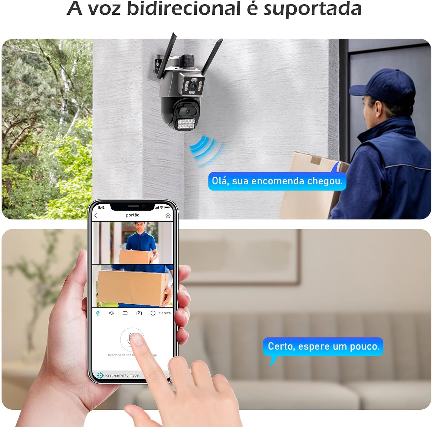 Câmera IP Sem Fio de Segurança Externa HD 3MP: Review após 30 dias