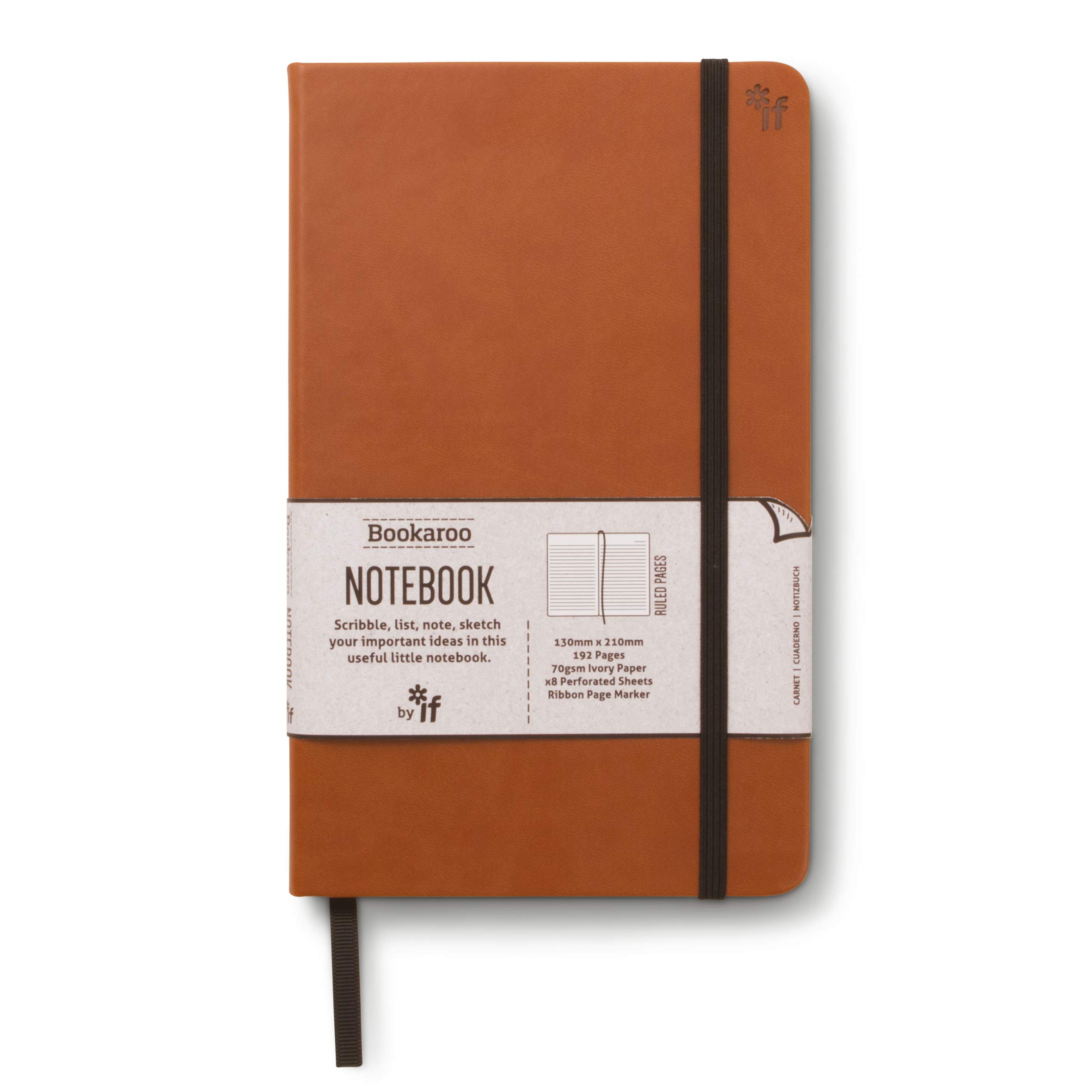 If Bookaroo Notebook Journal  Brown 43206 by If USA 5035393432065