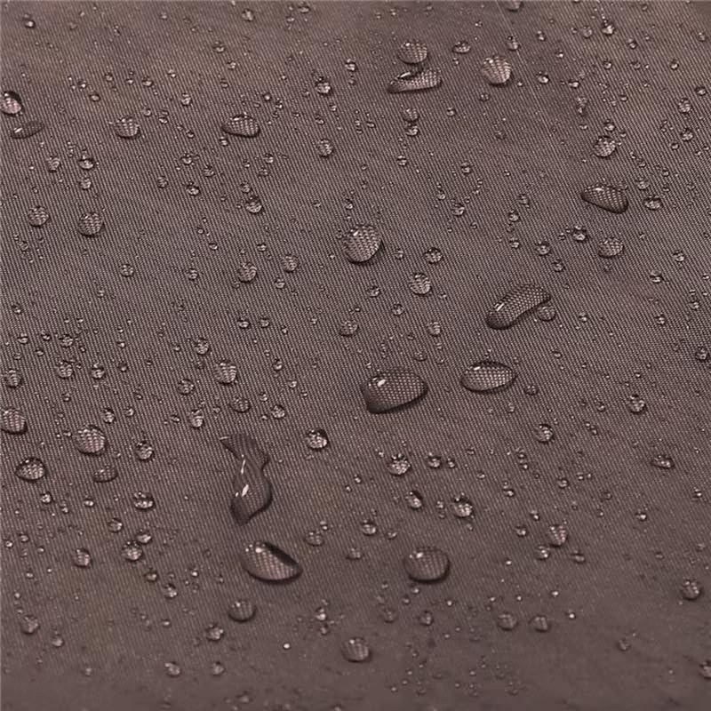 Rideau de douche marron de qualité supérieure textile imperméable uni chic